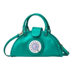 Semicircle phone bag - VERDE PERSIA